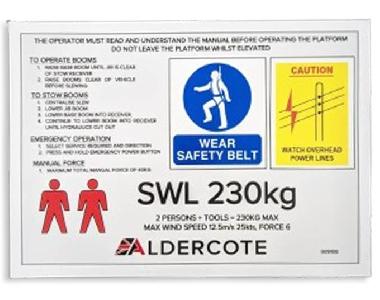 230KG SWL Label